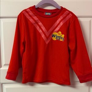 The Wiggles Simon Red Kids Long-Sleeve Top 3-5 years